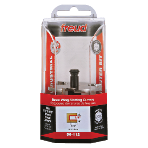 Diablo 56-112 1/4 Inch Slot Three Wing Slotting Cutter with 5/16 Inch Bore