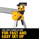 DEWALT DWX723 Heavy Duty Miter Saw Stand