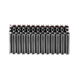 BeA 10800004 Corrugated Finish Nails, 1/2" Leg x 3/4" Crown, Brite, Steel, 8640/Box