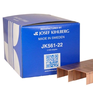 Josef Kihlberg 561/22 Wide Crown Carton Closing Stick Staples, 7/8 Josef Kihlberg 561/22 Wide Crown Carton Closing Stick Staples, 7/8