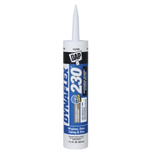 DAP® DYNAFLEX 230 7079818304 Premium Waterproof Sealant, Clear, 10.1 oz