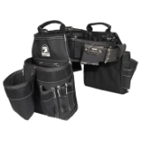 Gatorback B140-L Carpenter's Combo Tool Belt, Large (35"-39"), Black