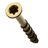 Simpson Strong-Tie Strong-Drive® WSV WSV2S #9 x 2" Collated SubFloor Screws, T25 6-Lobe Drive, Yellow Zinc Plated, 2000/Box