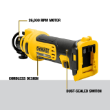 DEWALT DCS551B 20V MAX* Drywall Cut Out Tool, Tool Only