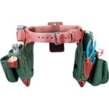 Occidental Leather OxyLights™ 8089 M 7-Bag Framer Tool Belt Setup, Medium (33"-41"), Right-Handed, Hunter Green