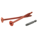 FastenMaster FlatLOK® FMFL312B-250 LS3049 #14 x 3-1/2" Structural Wood Screws, #40 Torx® ttap® Drive, Epoxy Coated, 250/Box