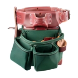 Occidental Leather OxyLights™ 8089 M 7-Bag Framer Tool Belt Setup, Medium (33"-41"), Right-Handed, Hunter Green