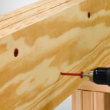 FastenMaster FlatLOK® FMFL634B-200 OMG0634 #14 x 6-3/4" Structural Wood Screws, #40 Torx® ttap® Drive, Epoxy Coated, 200/Box