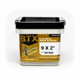 Big Timber Fasteners BTX™ BTX92 #9 x 2" Exterior Multi-Purpose Wood Screws, T25 Star Drive, Bronze Coated, 3000/Box