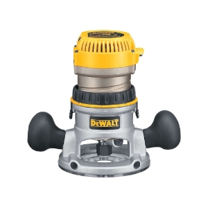 DeWALT DW618 2-1/4 HP (Maximum Motor HP) EVS Fixed Base Router with Soft Start, Corded