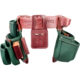 Occidental Leather OxyLights™ 8089 M 7-Bag Framer Tool Belt Setup, Medium (33"-41"), Right-Handed, Hunter Green