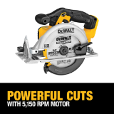 DEWALT DCS391B DEWDCS391B 20V MAX* 6-1/2" Circular Saw, Tool Only