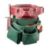 Occidental Leather OxyLights™ 8080DB LG Framer Tool Belt Setup, Large, Right-Handed, Hunter Green