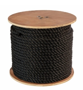 General Work Products PPMCT3/8 Woven Strapping, Black, 3/8