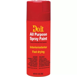 Do it Best 203304 All Purpose Spray Paint, Red, Gloss, 10 oz
