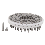 Aerosmith Fastening PowerPin® 5254HP Concrete Pins, 1" Length, .145" Shank Diameter, .300" Head, Zinc Plated, 1500/Box