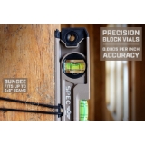 SPEC OPS® SPEC-TLEVEL 10" Magnetic Torpedo Level, Tourniquet Bungee System, Aluminum