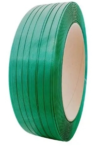 Signode 2X2011EMB Polyester Strapping, Green, 5/8
