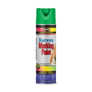 Aervoe Industries 224 Survey Marking Paint, Fluorescent Green, 17 oz Aervoe Industries 224 Survey Marking Paint, Fluorescent Green, 17 oz