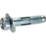 Brighton-Best International 278050-400 Sleeve Anchor, Hex Nut with Washer, 1-7/8" OAL, 3/8" Diameter, Steel, Zinc CR+3, 400/Box
