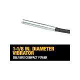 DEWALT DCE531B 20V MAX* Cordless Pencil Vibrator, 4'
