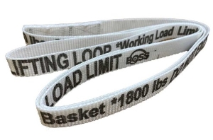 BOSS Strapping WPLL Woven Strapping, White, 1