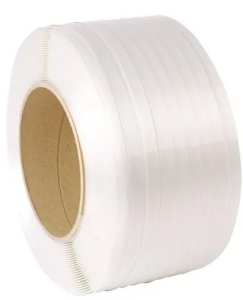 CCI SPEWW341800 Polyester Strapping, White, 3/4