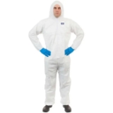 Enviro Safety Products ValuGuard MP™ 8115-XXXL Lightweight Microporous Coverall with Attached Hood, 3X-Large, Elastic Wrist, Elastic Ankle, White, 25/Box