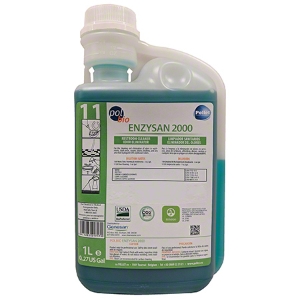 Genesan GEN1201 #11 Enzysan 2000 Concentrated Multi-Surface Deodorizing Cleaner, 1 L, 6/Case Genesan GEN1201 #11 Enzysan 2000 Concentrated Multi-Surface Deodorizing Cleaner, 1 L, 6/Case
