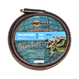 SPOTNAILS GatorTuff HH38100BK 3/8"x 100' Hybrid Hose w/o Fittings (Black/Orange), 3/8" NPT