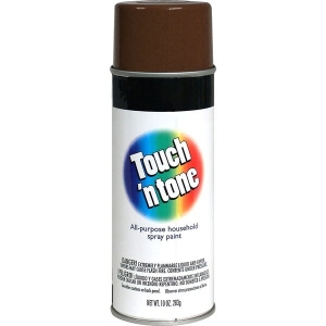Rust-Oleum 55277830 TOUCH N TONE BROWN SPRAY PAINT 10 OZ.